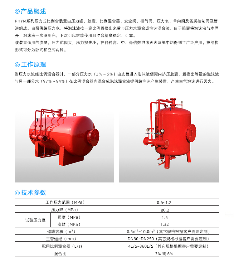 壓力式比例混合裝置（立式）